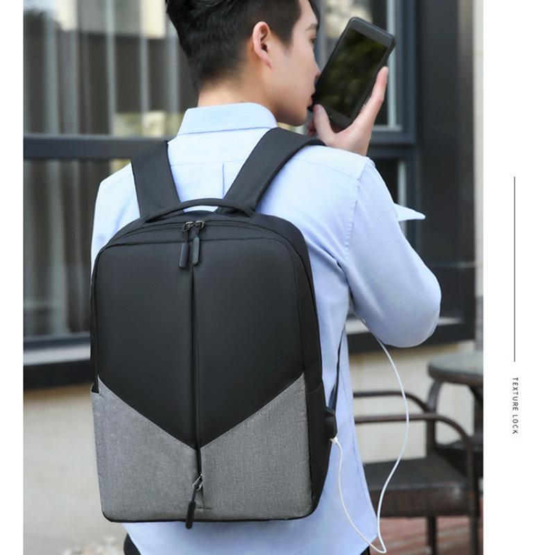 Outdoorové velkokapacitní batohy pro muže Business Casual Jednoduchý Oxford voděodolná taška přes rameno Módní Multifunkční třídílná sada batohu