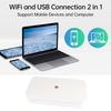 A4 Portable Thermal Transfer Printer Wireless USB Connect Connect with Mobile Computer