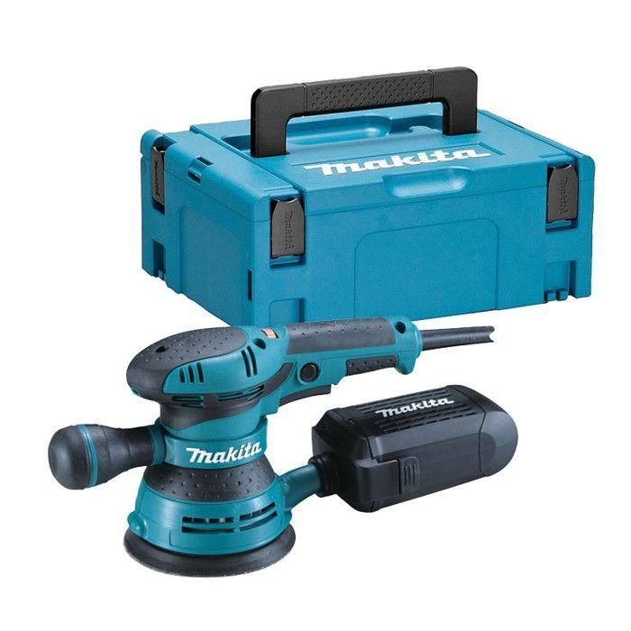 Ponceuse excentrique 300W Ø125 MM - MAKITA - avec 1 Abrasif - MakPac - BO5041J