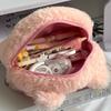 Cartoon Capybara Pencil Bag Large Capacity Pencil Storage Bags Kawaii Pen Pouch Students Stationery Organizer Makeup Bag