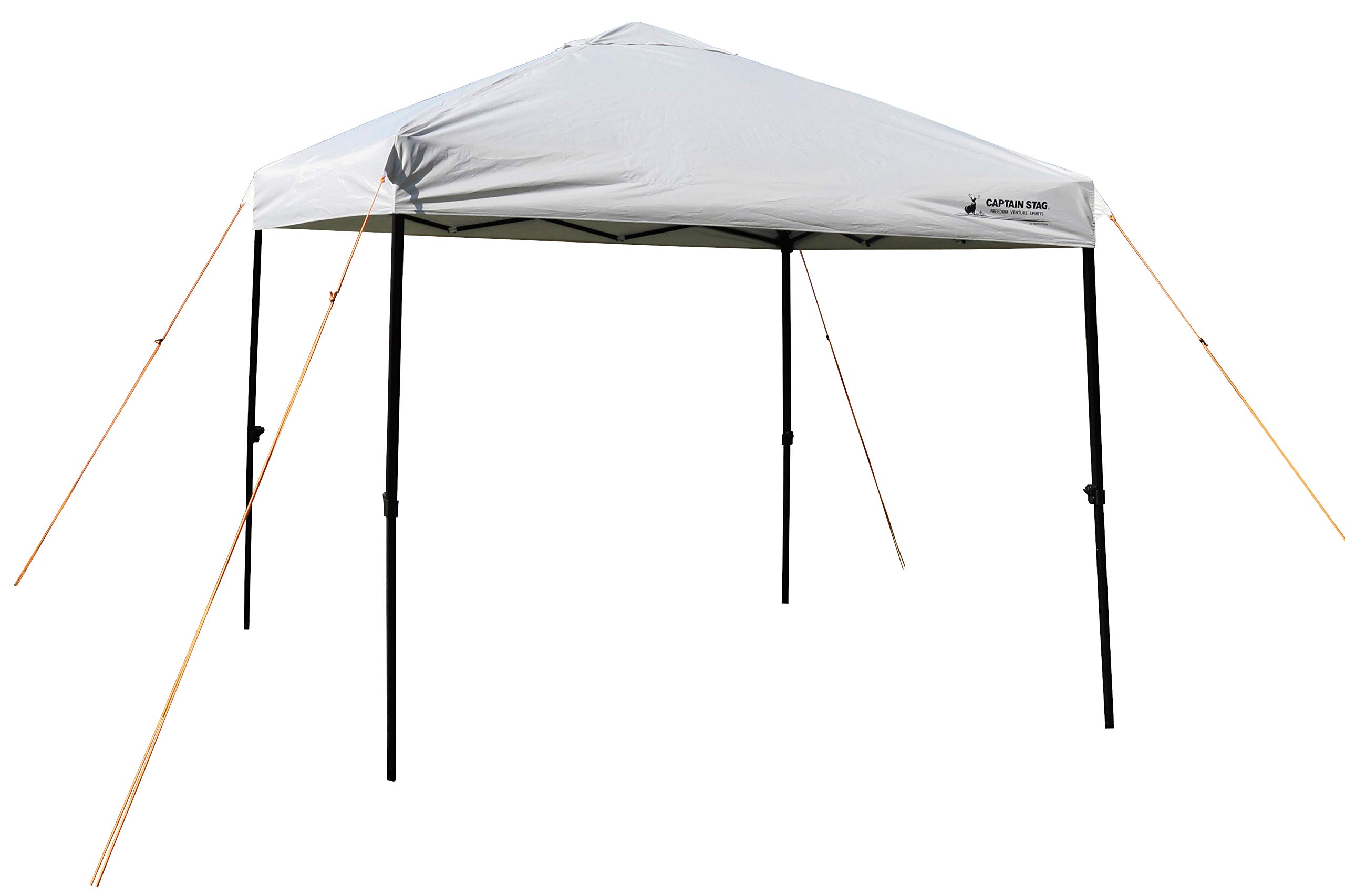 

CAPTAIN STAG Tent Tarp Sun Shelter [For 4-6 PeopleUV ProtectionCaster Bag Included] Quick Shade 250 x 250cm UV-S White UA-1079