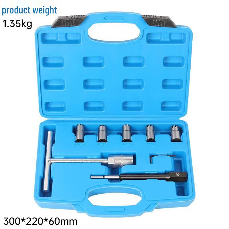 Diesel Injector Seat Cleaning Reamer Set CN plug (adapter included)