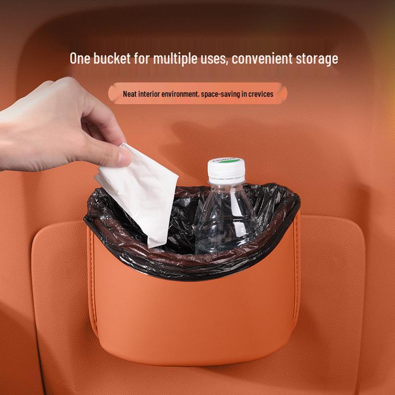 Tesla Car Multi-functional Trash Bag for Model 3/YSX: Car Interior Storage Accessory