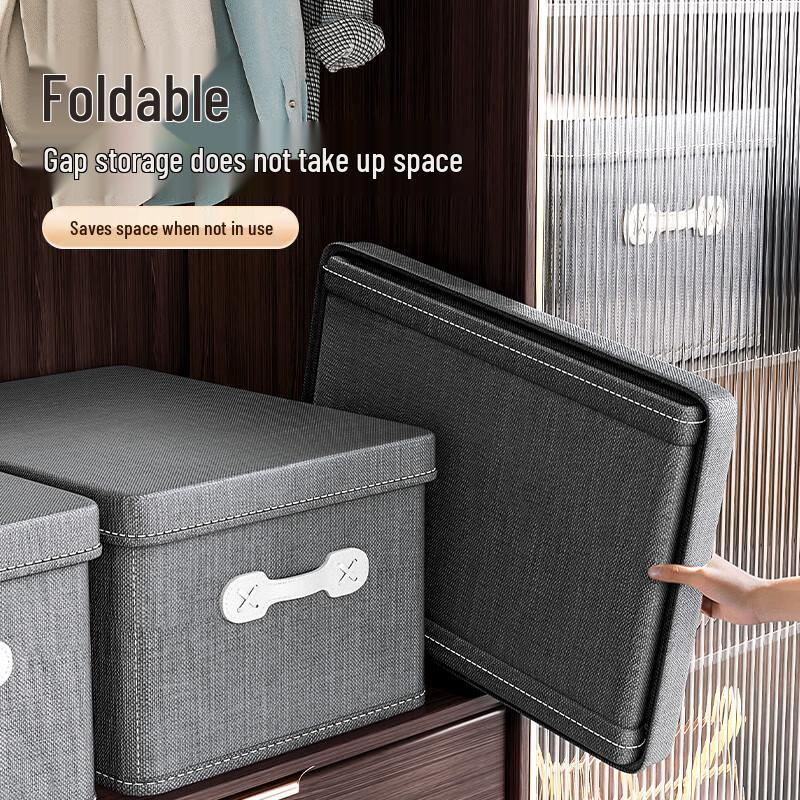 Foldable Cotton Linen Storage Box