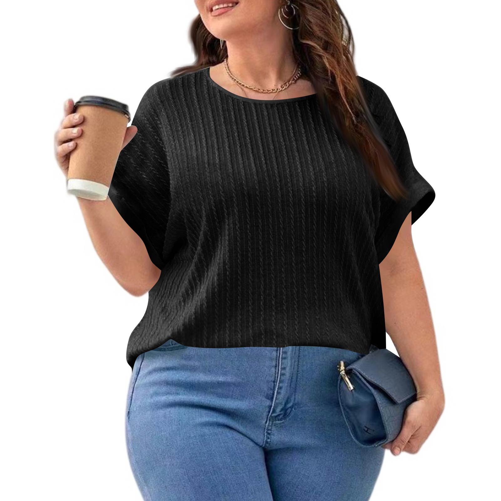 

Women s Fashionable Casual Elegant Short-Sleeve T-Shirt Top XL