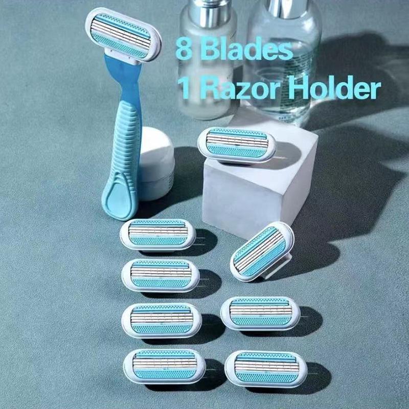 Unisex 3-Layer Manual Razor for Shaving and Hair Removal