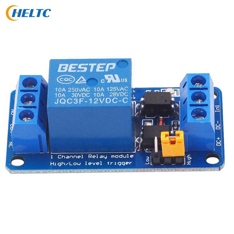 3.3V 5V 12V 24V 1 Channel Relay Module High And Low Level Trigger Dual Optocoupler Isolation Relay Module Board Relays 5