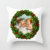 Christmas Angel Santa Claus Pillow Cover Holiday Home Decor Sofa Cushion Cushion Cover