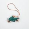 Motorcycle Bag Pendant Faux Leather Mini Motorcycle Backpack Charm Handmade Decorative Keychain Charm Gift