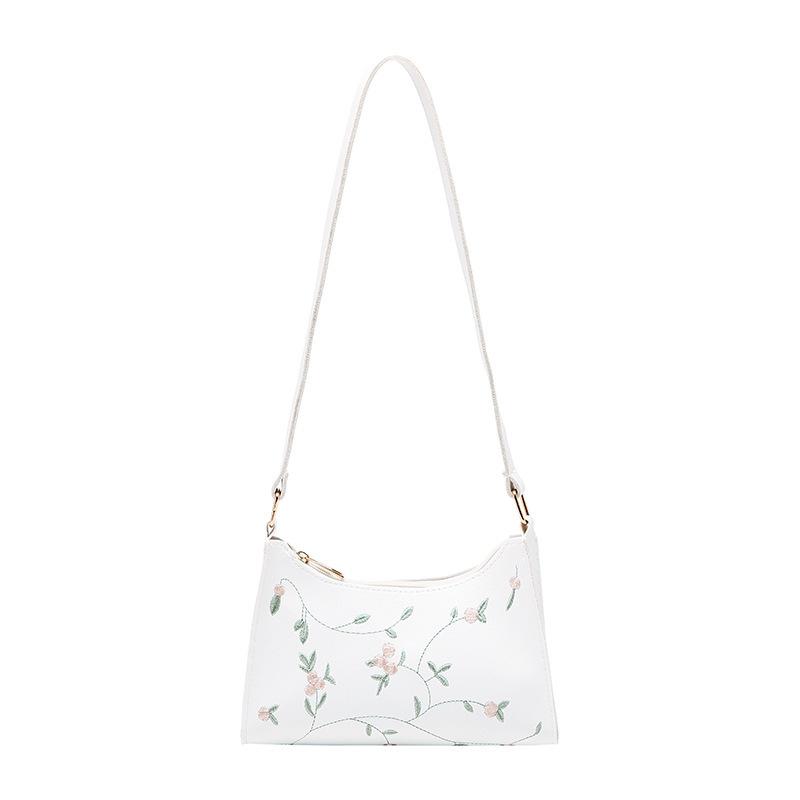 New Minimalist, Embroidered Armpit Bag, Versatile Women's Bag, Shoulder Bag, Women's Bag