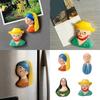 Creative Magnetic Displays Resin Fridge Magnets Strong Adhesion for Artistic Note Holding in Kitchen & Office Setting