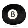 Nice Simulation Billiards 8 Ball Plush Pillow,Soft Eight Pool Players Indoor Sport Creative Gift,Home Decoration