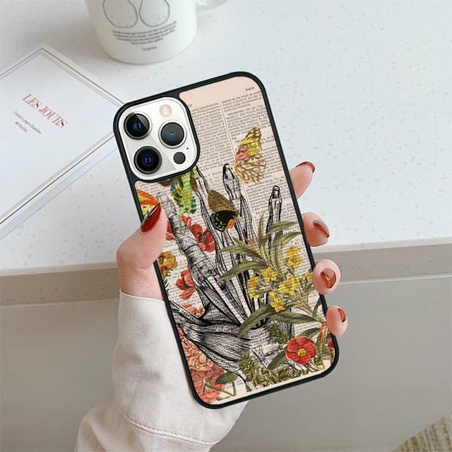 Vintage Anatomy Heart Brain Nurse Phone Case For iPhone 17 Air 14 15 16 16e 13 12 Max Cover For Apple 11 Pro Max Plus