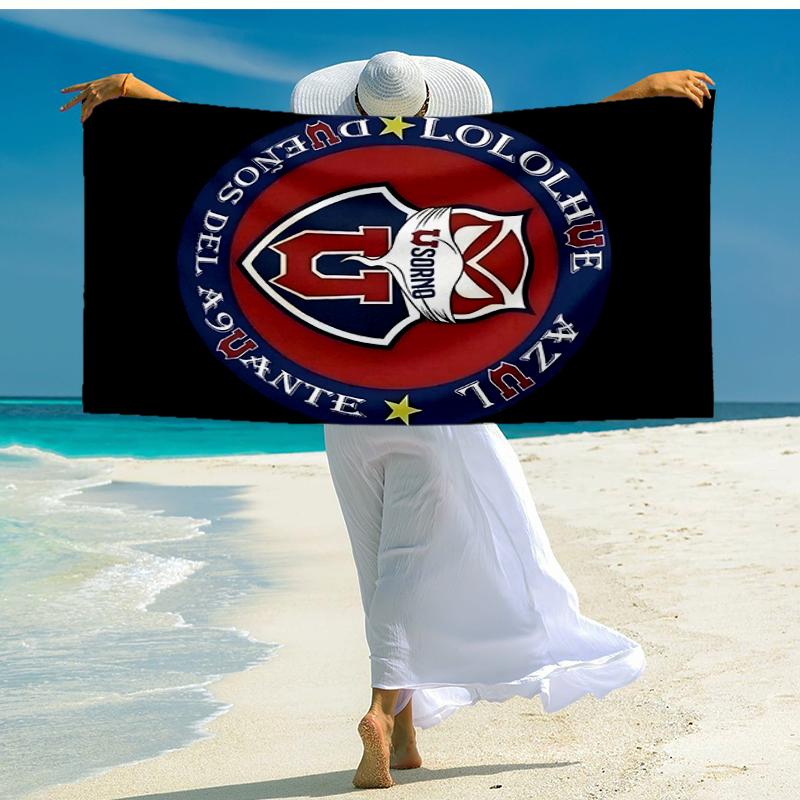 Universidad de Chile Fashion Beach Towel: Ideal for Summer Adventures Soft, absorbent and quick drying suitable for swimming and bathing