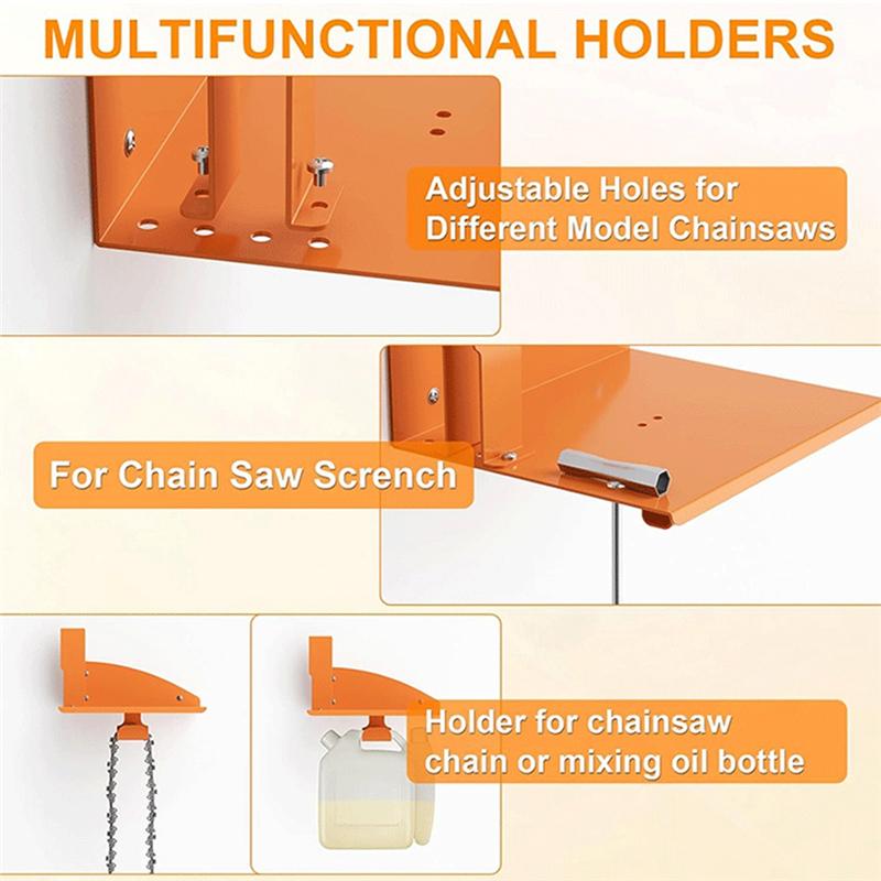 M-Modern-Chainsaw Holder, Chainsaw Wall Mount For Stihl MS250, MS251, MS170, MS171, MS172 Heavy Duty Chainsaw Rack Garage Storag