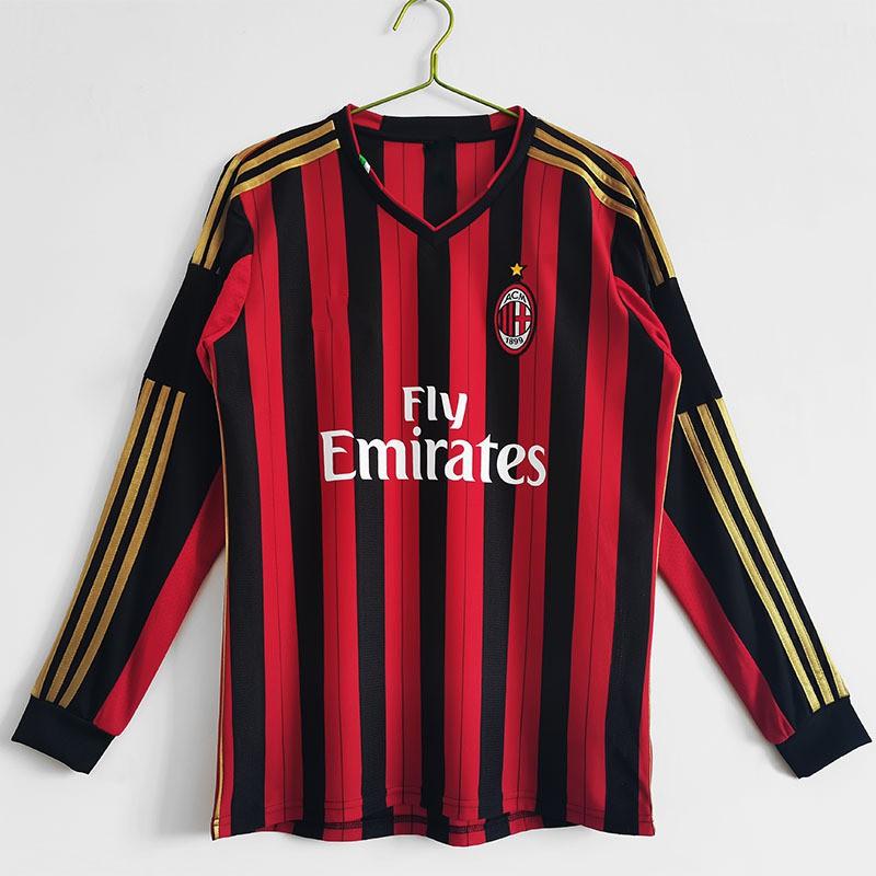 Vintage Long Sleeve Jersey Arsenal England Portugal AC Milan Classic Football Shirt