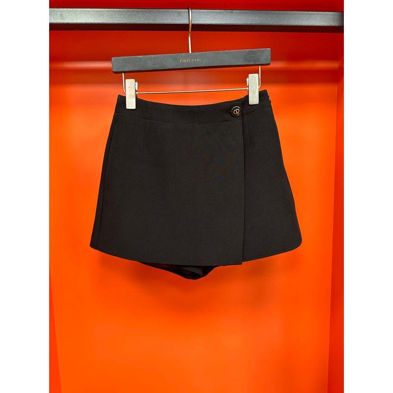 

2024 Summer Niche Style High Waist Short Pants Suit Black S