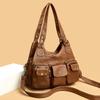 New women's underarm locomotive bag multi-pocket willow nail tote bag shoulder messenger bag