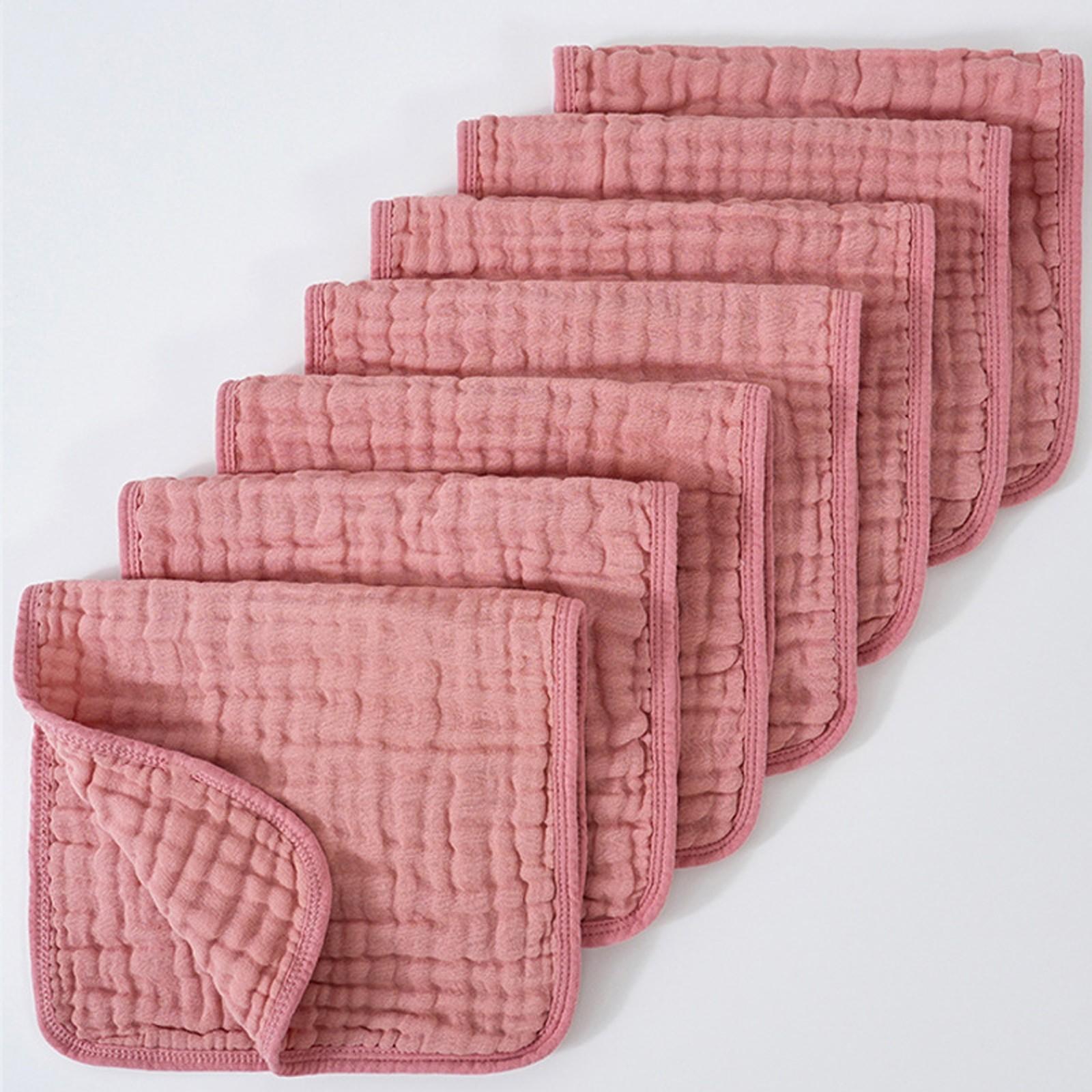 

Дитячі пелюшки для відрижки для новонароджених Дитячий плечовий рушник для відрижки Загорнутий рушник (6 шт) One Size кавун червоний колір