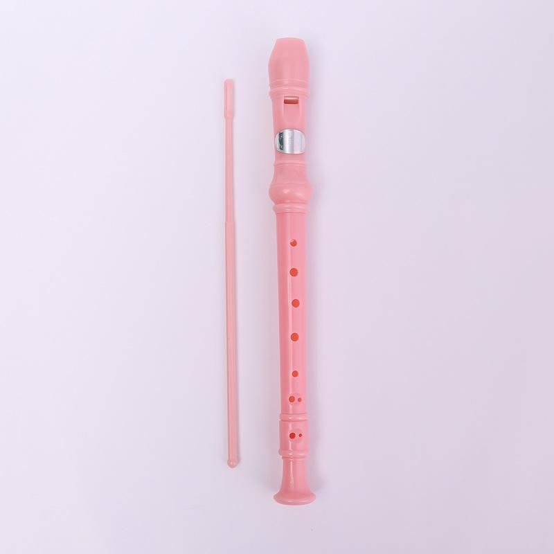 Swan ABS German Soprano Recorder for Students, 6/8-Hole, White Flute
