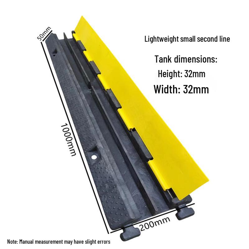 Indoor/Outdoor Cable Protection Rubber Trunking Speed Bump
