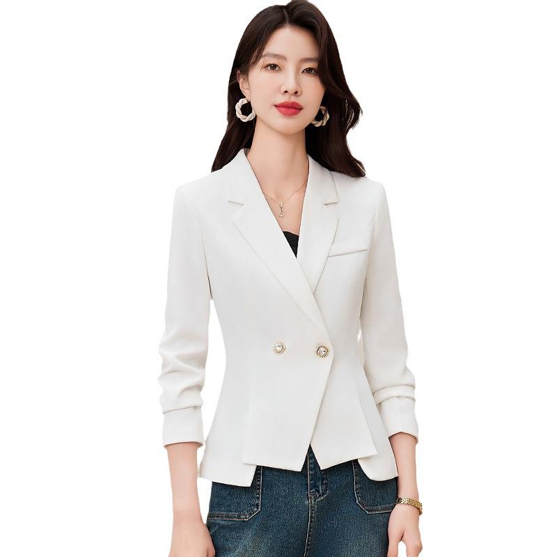 Women's Professional Spring/Autumn Suit Set: Elegant Host & Formal Wear for Salon or Work