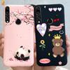 For Honor 9X Pro RU Case Cute Cartoon Cool Black Pink Silicone Back Cover For Huawei Honor9X Honor 9X Pro 9XPro 4G Phone Case