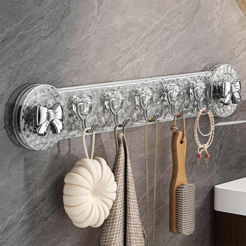 

Присоска Крючок для ряда Без проколов Прочная несущая стойка для хранения Подарки Гофрированные крючки прозрачный