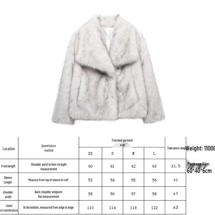 Women's Winter Lambswool Thick Cardigan Coat - New Fur Series