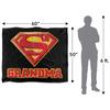Superman Grandma Logo Blanket