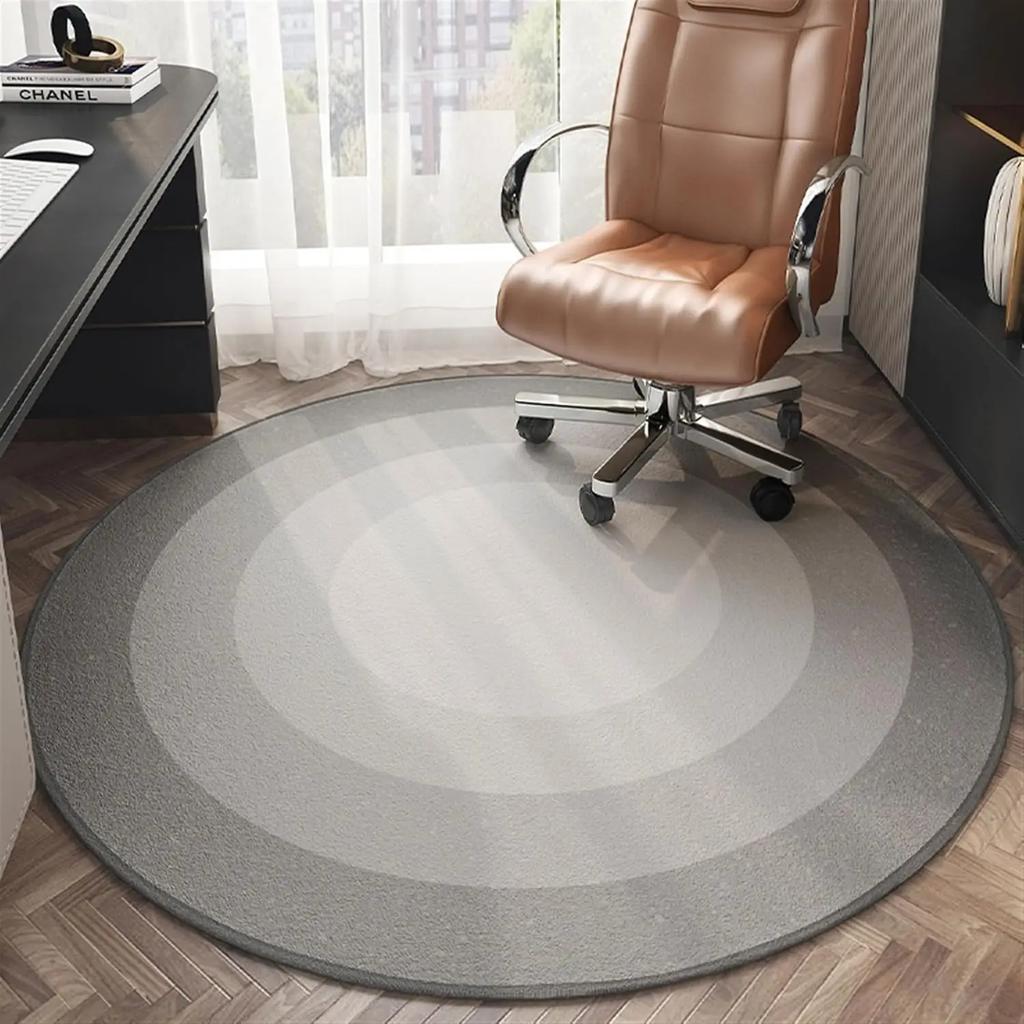 Study Room Round Carpet, Anti-Stain And Anti-Slip Chair, Floor Protection Mat, Bedroom Side Cushion, Home Decoration