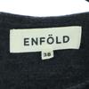 Beauty Products ENFOLD Long Sleeve Sweater 38 Black Back Zip Women Used