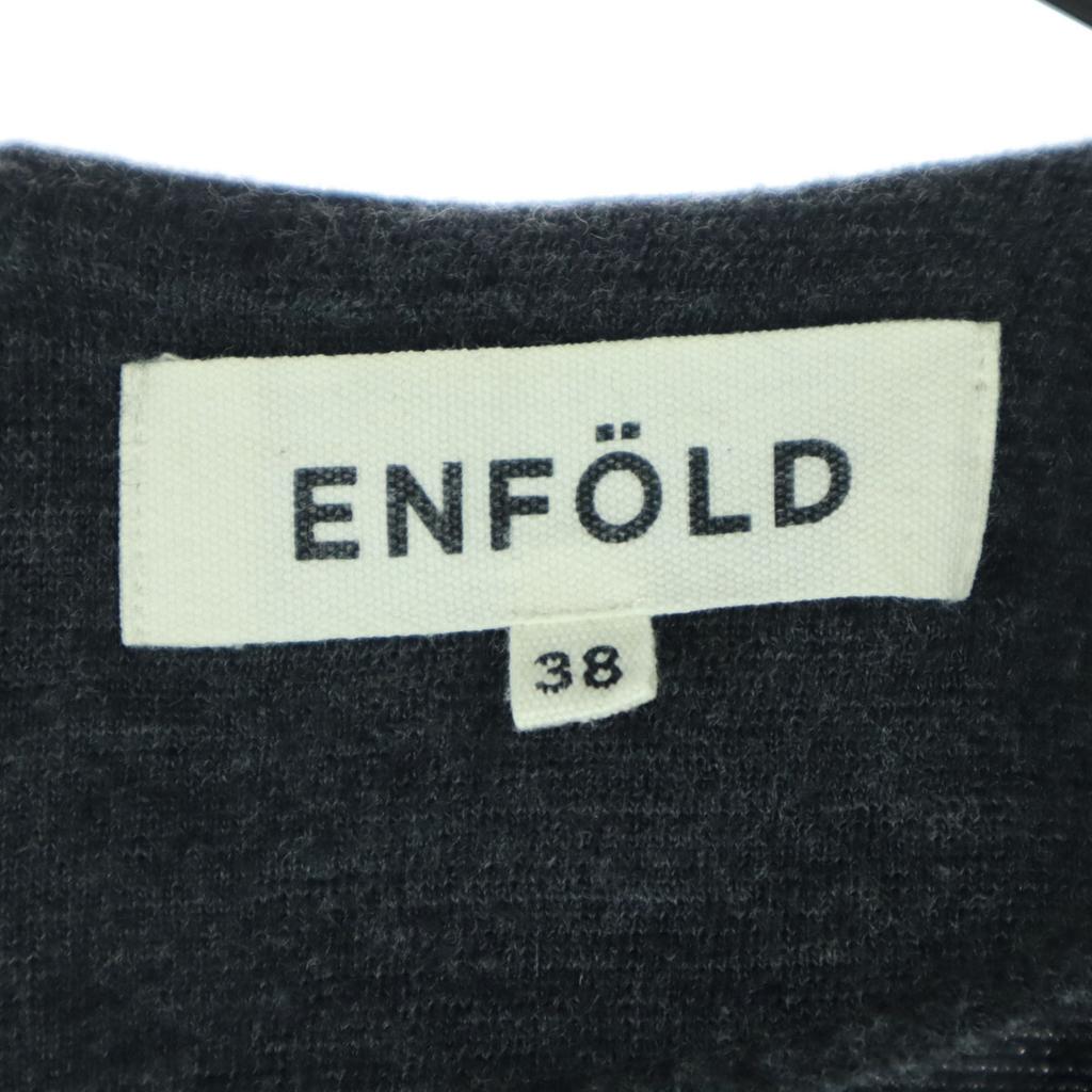Beauty Products ENFOLD Long Sleeve Sweater 38 Black Back Zip Women Used