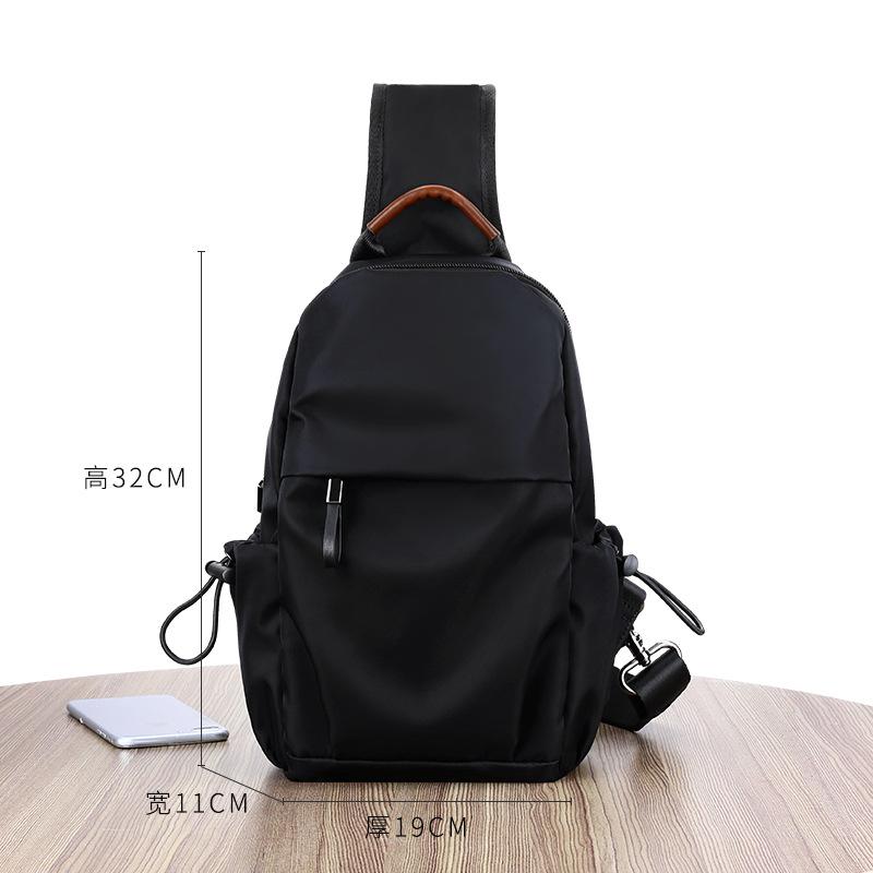 Chest Bag Backpack Large Capacity Casual Fanny Pack Shoulder Bag Sports Messenger Bag Men'S Bag