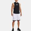 Under Armour Logo Print Breathable Woven Training Shorts Men Bottoms White 1361618-100
