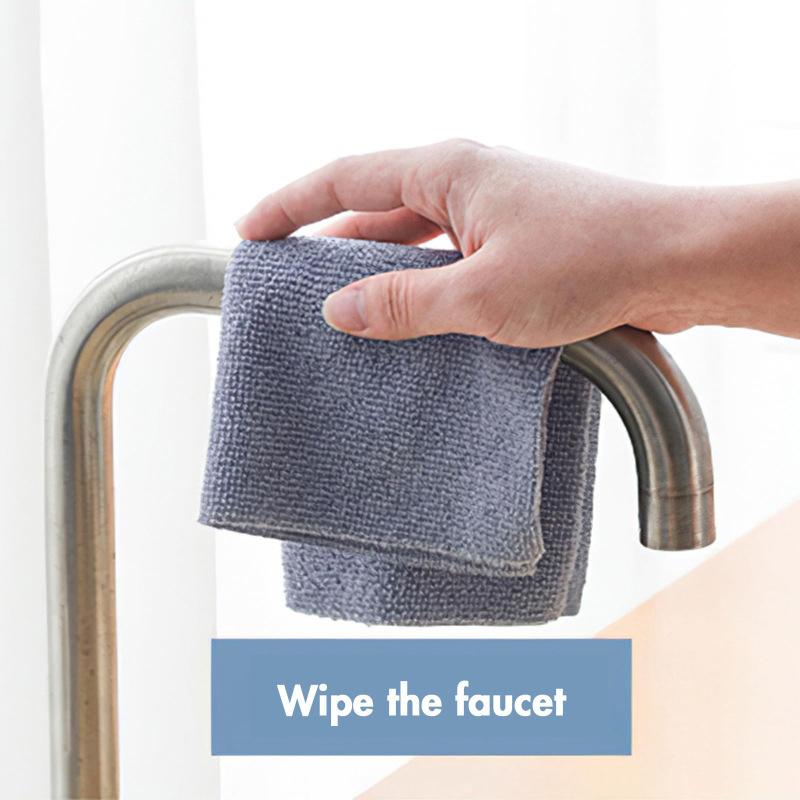 Tear-Off Cleaning Cloth Roll Durable Reusable Dish Towel For Kitchen Greaseproof And Quick Drying Microfiber Hand-Tear Rags