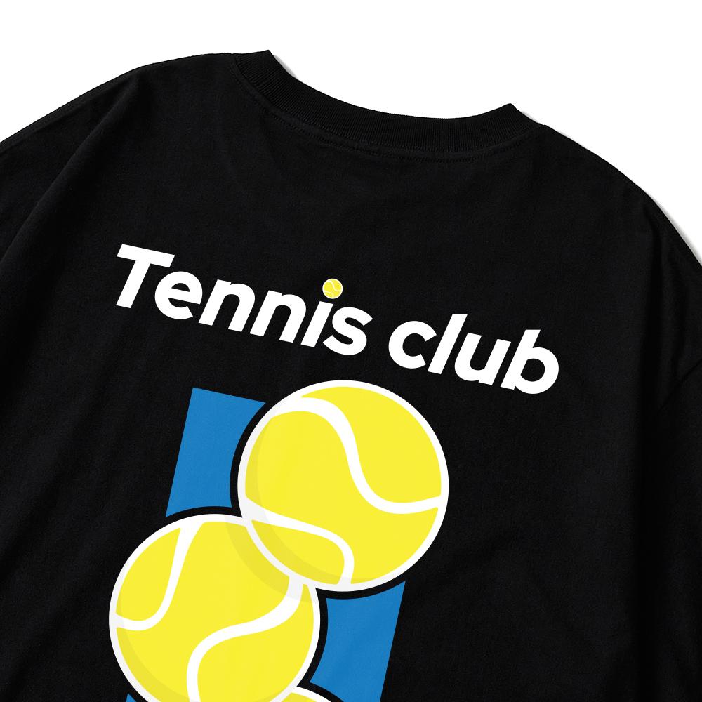 Seupeullaesikodeu Long Sleeve Black - Tennis Club Blue