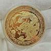 Dragon Gold Coin Commemorative China Mascot Dragon Gold Plated Coins Gifts