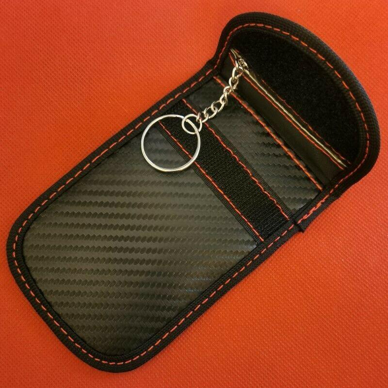 Autoschlüssel Signalblocker Hülle Signal Abschirmhülle Schutzbeutel Für Autoschlüssel Ring Keyless RFID Blocking Tasche