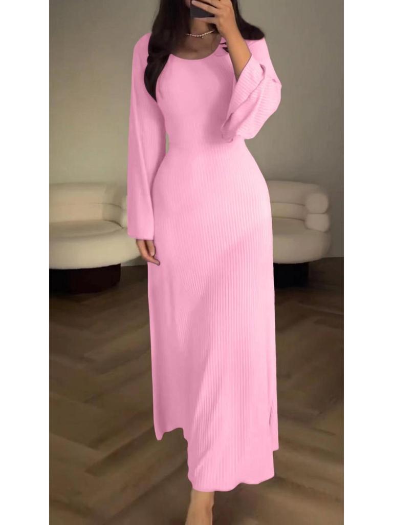 Women's 2024 Spring/Autumn Long-Sleeve Loose Casual Professional Dress