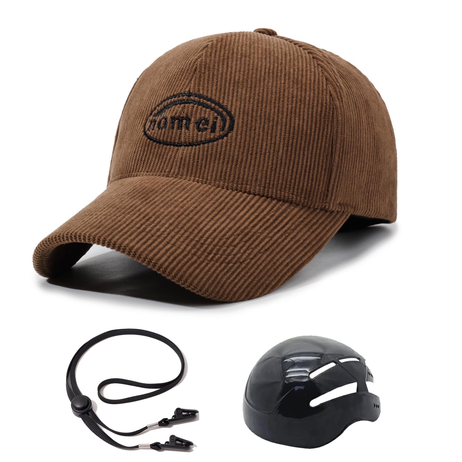 

FANGXI Велосипедная шапка для мужчин и женщин Защита от УФ-излучения и ударов с подбородочным ремешком Подходит для окружности головы Шлем, Осень/Зима, Стиль, (Сертифицированный CE), На открытом воздухе, Повседневный,