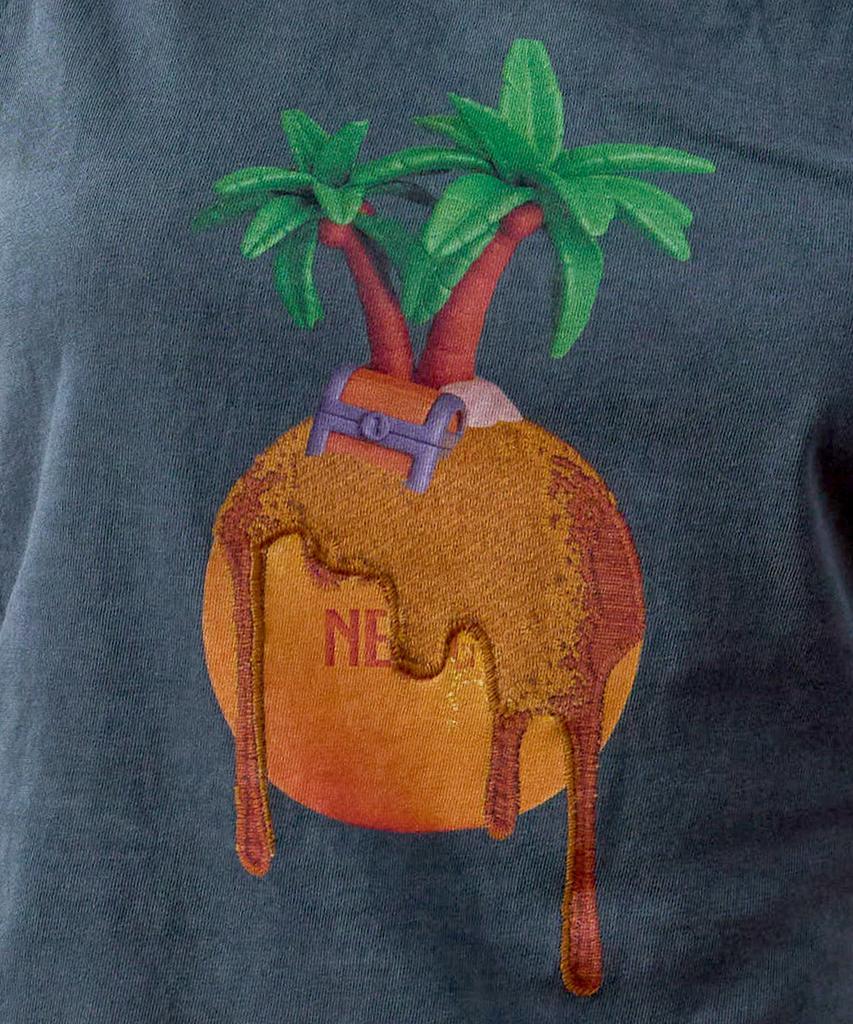 Nyuje Melting Fruit Dress (Pigment Charcoal)