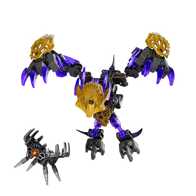 Neue Bionicle Kreatur Meister der Goldenen Maske Bausteine Feuer Uniter Tahu Kombinierter Roboter Mech Steine Spielzeug Für Jungen Geschenke