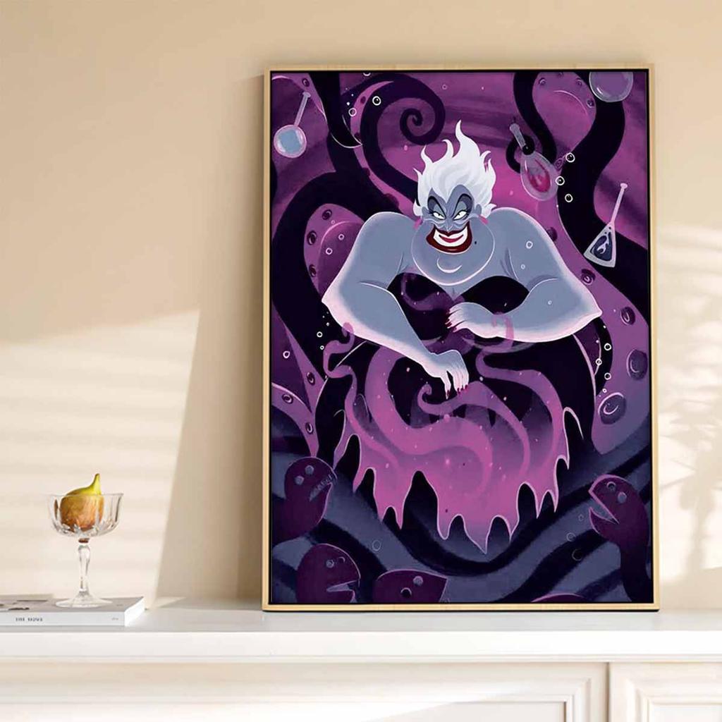 5D Diy Diamond Painting The Vicious Octopus Witch Full Drill Rhinestones Mosaic Embroidery Handmade Products Home Decor Gift