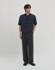 WORK ON BODY OFF (Summer Add-On) Rebe Semi-Wide One-Pleat Slacks (2 Colors)
