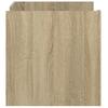 Coffee Table Sonoma Oak 80x50x50 cm Particleboard
