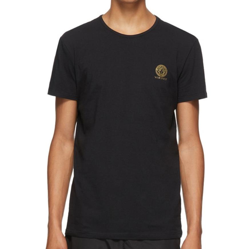 Versace Men's Medusa Undershirt Black AUU01005-A232741-A1008