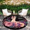 Goat Theme pattern round rug,Carpet Rug for Living Room Bedroom Playroom ,Non-slip Floor Mat,Holiday Gifts and Birthday Gifts.