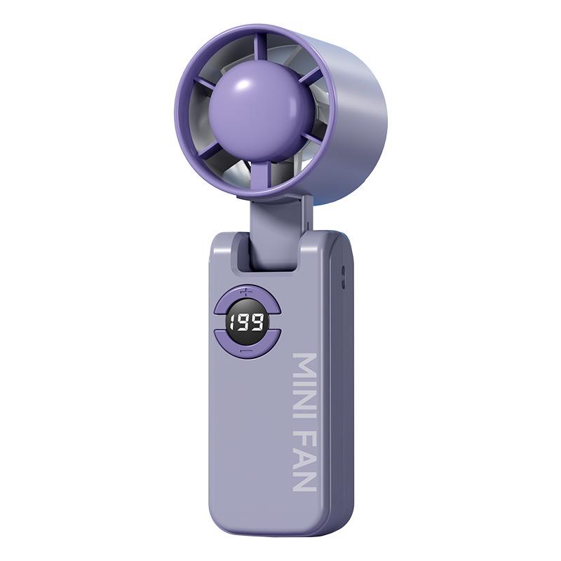 

Portable USB Foldable Neck-Hanging Mini Fan for Outdoor Use 155*52*40mm фіолетовий