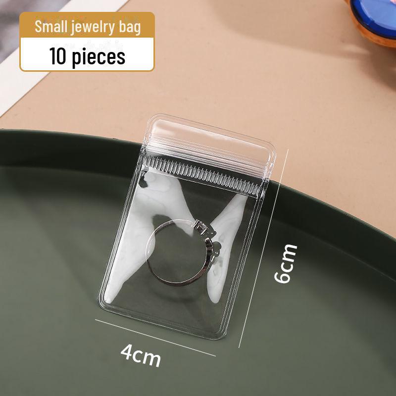 Jewelry Storage Box with Anti-Oxidation for Earrings, Necklaces, and Rings - Transparent Drawer Organizer